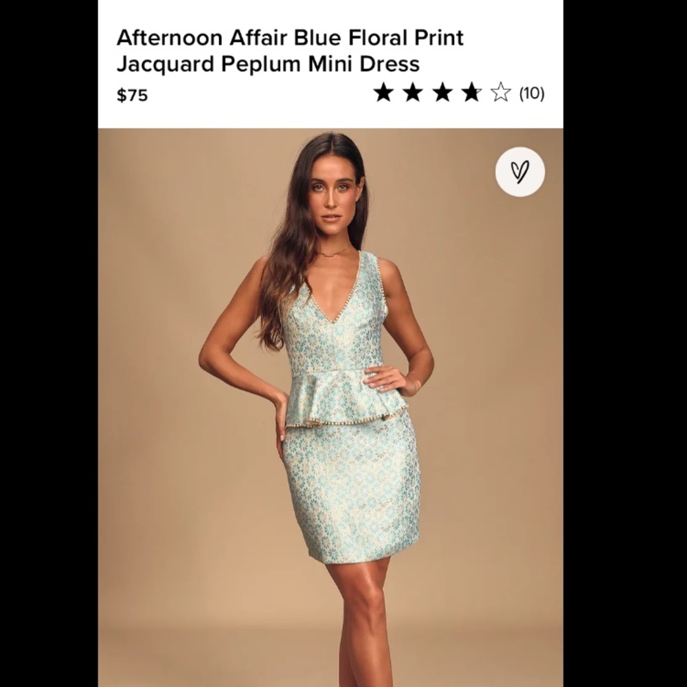Peplum dress